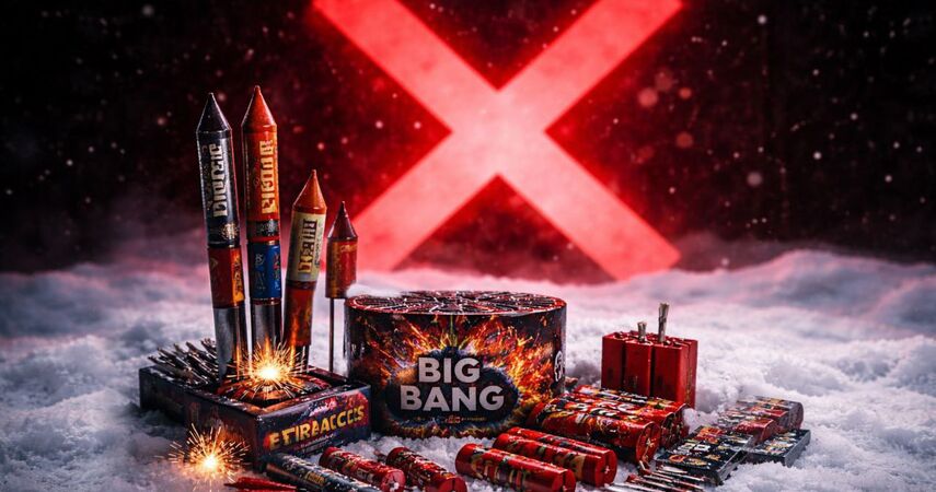 В Новый год без петард и салютов: в Беларуси нарушителям грозят штрафы и уголовное дело