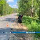 ДТП на 24-м километре Н-205: в Пинском районе опрокинулся мопед Hors с 34-летней женщиной