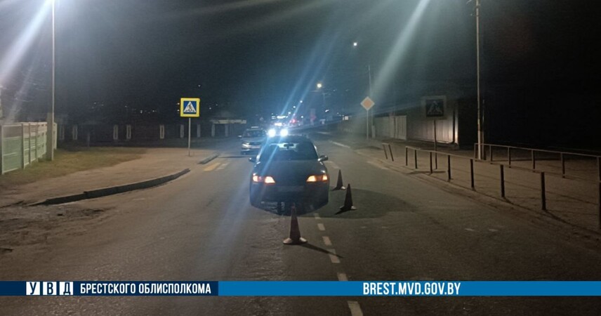 ДТП в Пинске: от наезда авто пострадала женщина-пешеход, она госпитализирована