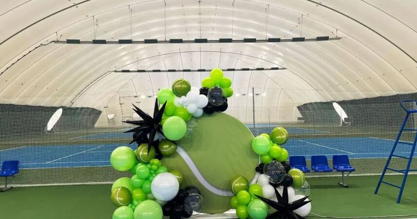 Крытые теннисные корты открыли на стадионе «Припять» в Пинске