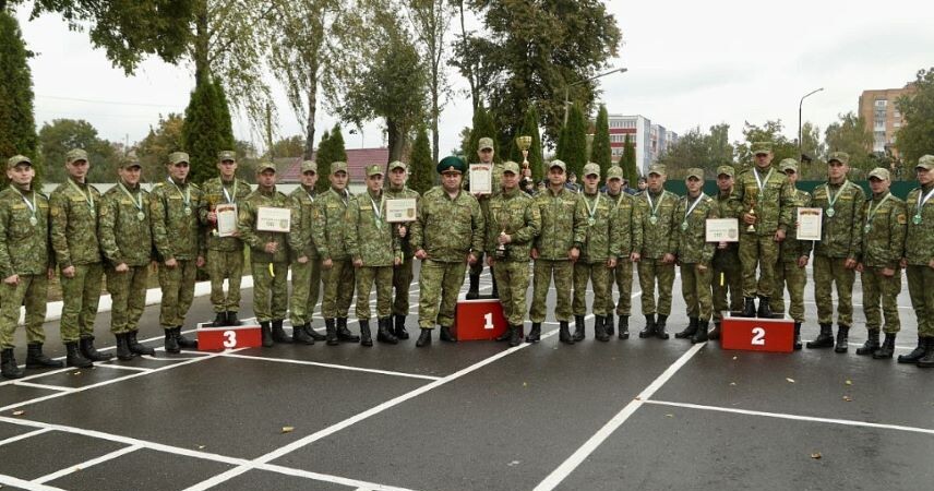 Команда Пинского погранотряда одержала победу в чемпионате по полевой выучке
