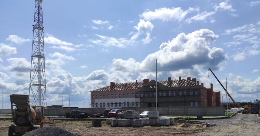 В Пинском районе строят новую погранзаставу