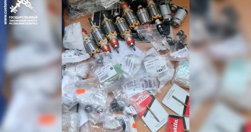 Белоруска попыталась тайно провезти через границу запчасти для электроинструментов в автомобиле