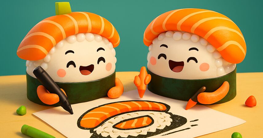 Только до 20 августа: нарисуй ролл — получи приз. Конкурс от суши-бара «Ниндзя» в Пинске