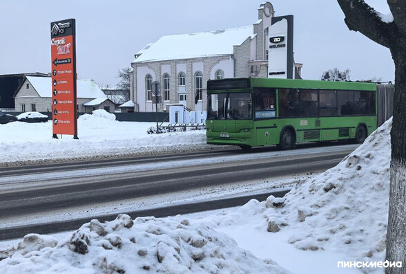 В Пинске с 16 января меняется расписание городского маршрута № 6
