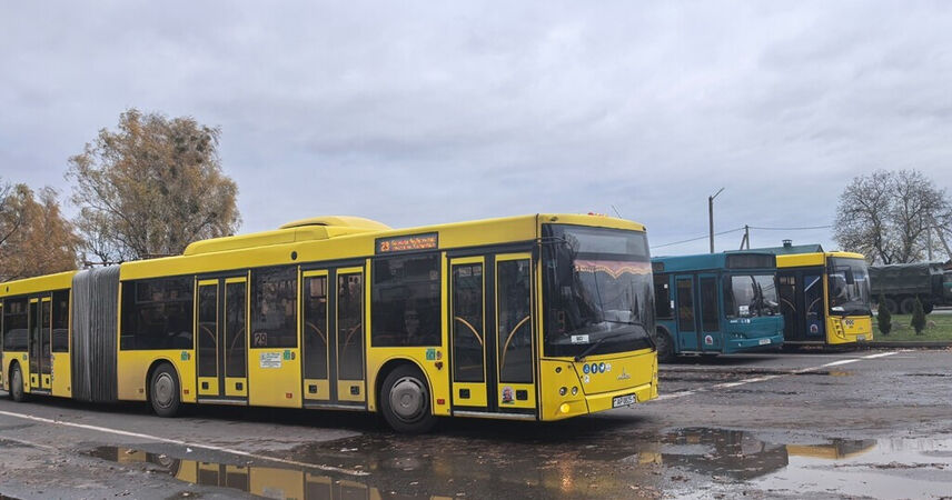 Как в Пинске будут ходить городские автобусы на Новый год и Рождество