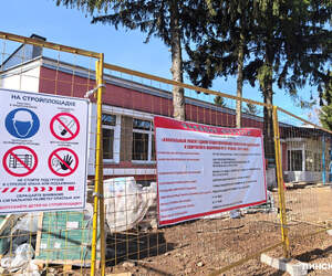 Капитальный ремонт бассейна на ул. Пушкина в Пинске завершат в апреле