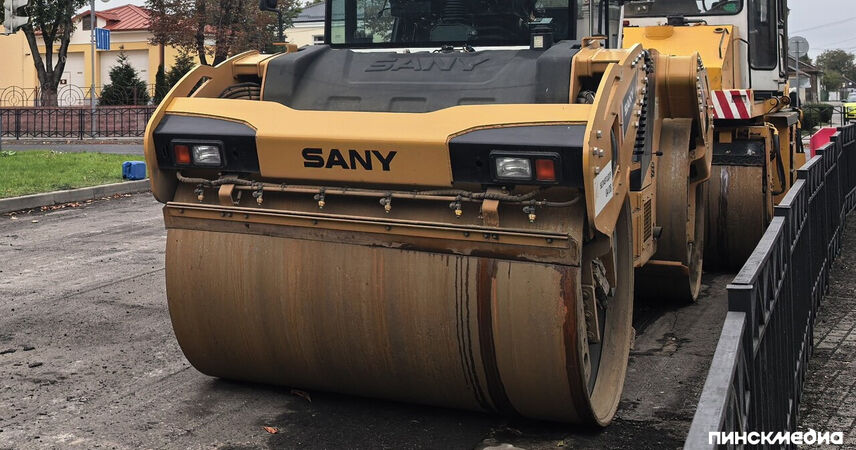 Стало известно, когда продолжится реконструкция улицы Брестской в Пинске