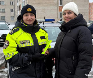 Фликеры вместо штрафов: ГАИ проводит профилактические рейды на улицах Пинска