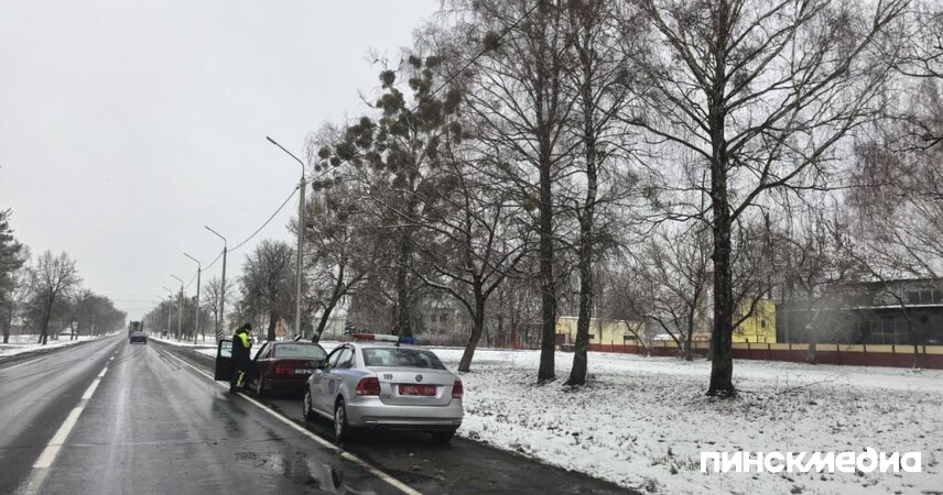 В Пинске и районе до 4 декабря ГАИ усилит контроль: проверят зимние шины