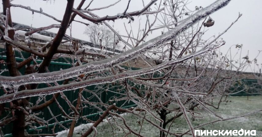 Циклон «Леони» накрыл Беларусь: объявлен оранжевый уровень из-за гололеда и снега на 27 января