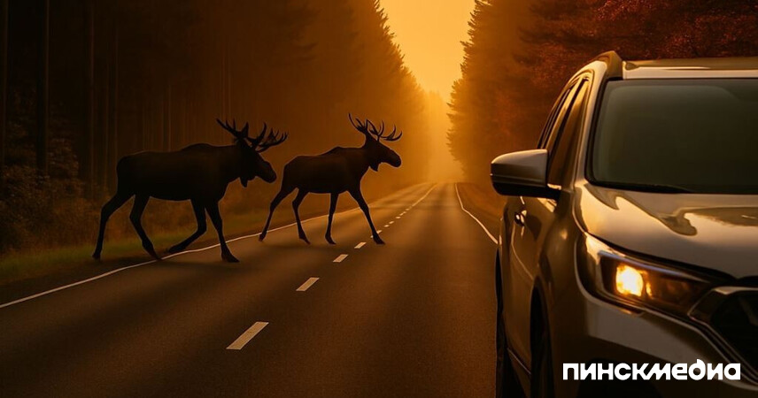 3349 случаев по стране: в Беларуси растёт число ДТП с участием диких животных