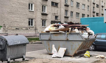 Где расположены контейнеры для сбора крупногабаритных отходов в Пинске