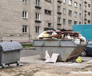 Где расположены контейнеры для сбора крупногабаритных отходов в Пинске