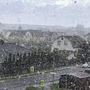 Погодная аномалия в Пинске: 26 апреля в городе выпал снег