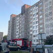 В Пинске произошел пожар в многоэтажке по улице Солнечной