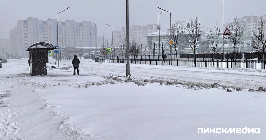 На всей территории Брестской области введен план «Погода» из-за снегопадов