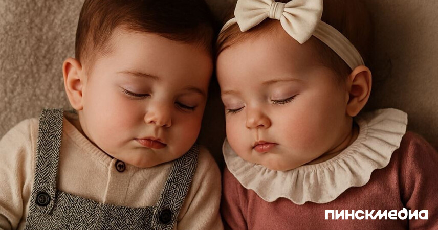 Ева и Давид лидируют: какие имена выбирали для малышей в Пинске в 2025 году