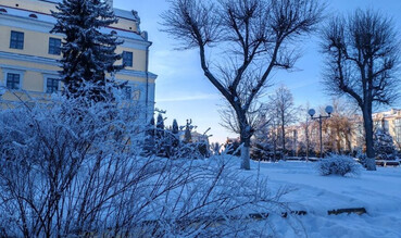 Морозы бьют рекорды: -31,1°С зафиксировали на станции Полесская ночью 2 февраля