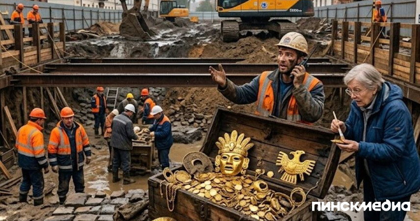 В Пинске при строительстве метро нашли золото индейцев майя