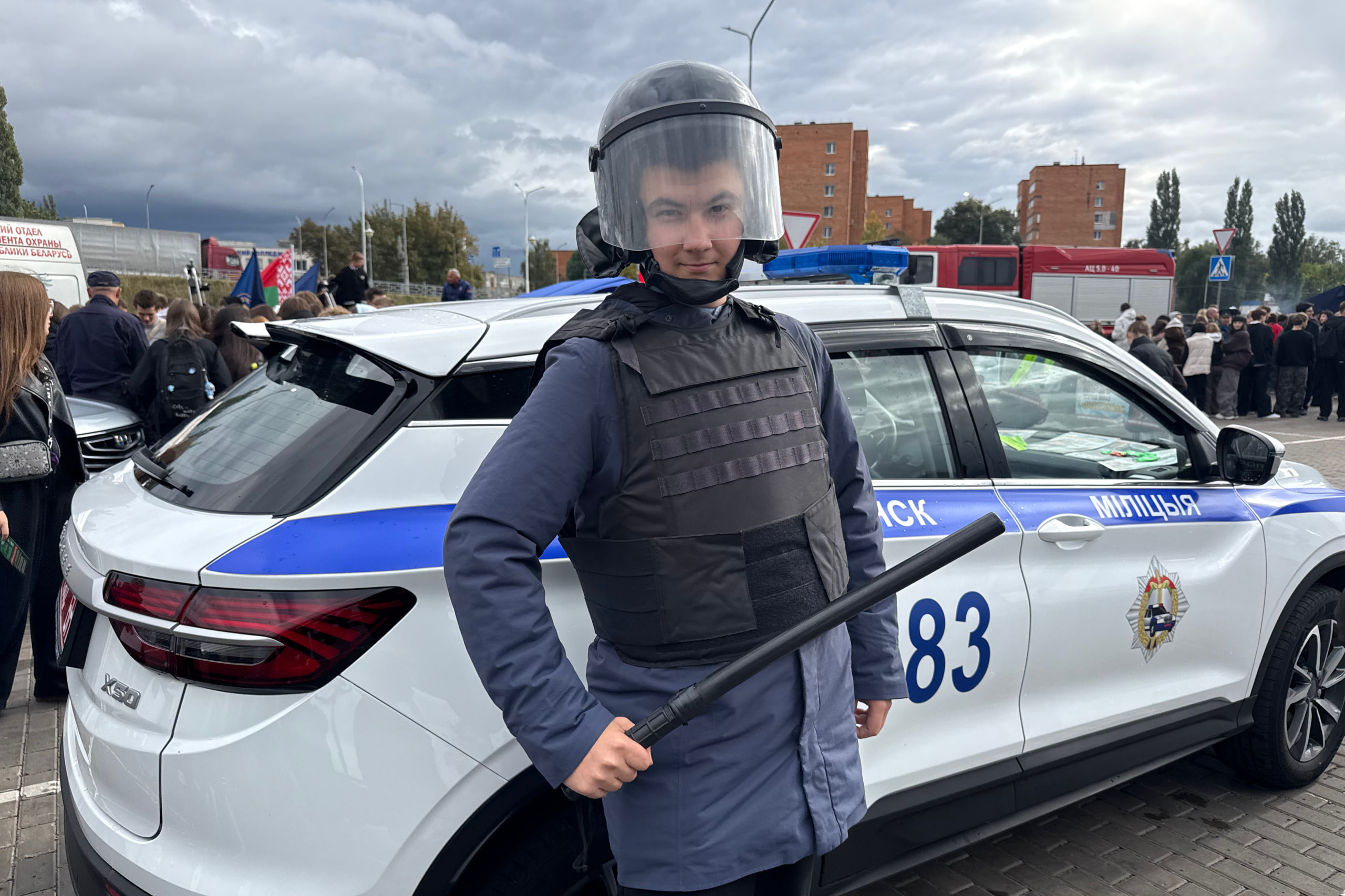 В Пинске прошел Единый день безопасности, площадками стали Оснежицы и торговый центр ПинаПарк