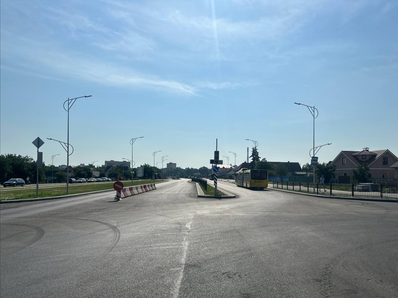 Открытие для движения улицы Брестской в Пинске