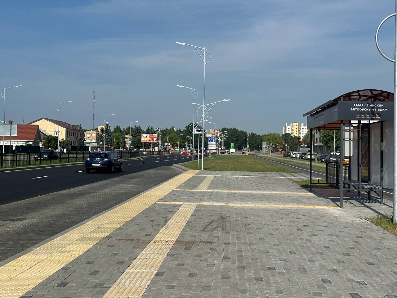 Открытие для движения улицы Брестской в Пинске