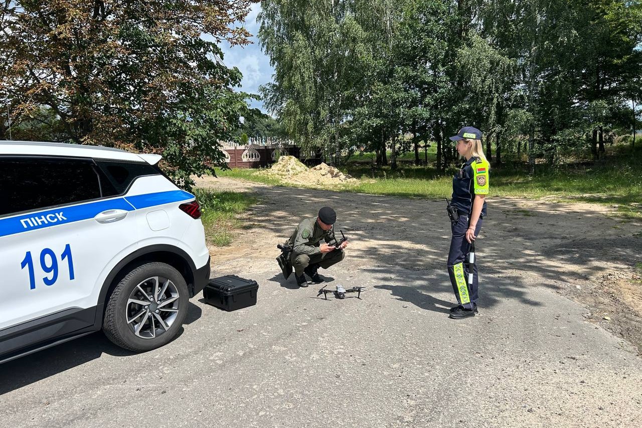 ОГАИ Пинского РОВД проводит рейды на дорогах с помощью БЛПА