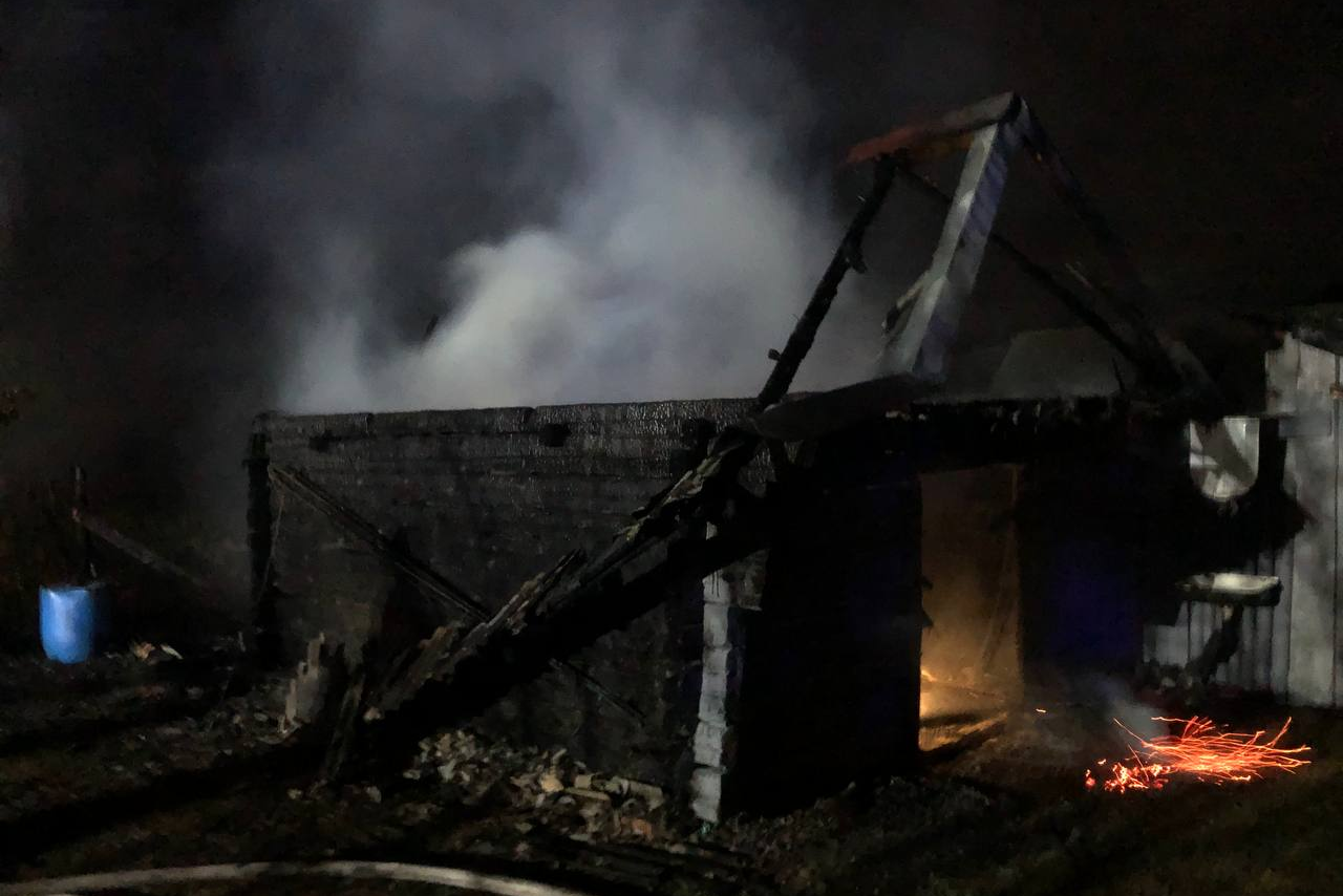 Пожар д. Заборовцы Пинского района