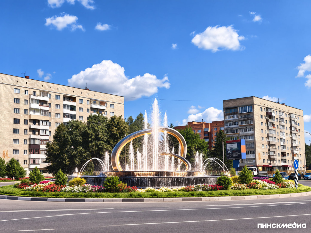 Фонтан кольцо Центральная