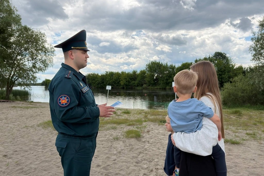 Спасатели и ОСВОД проводят рейд по пляжам Пинска