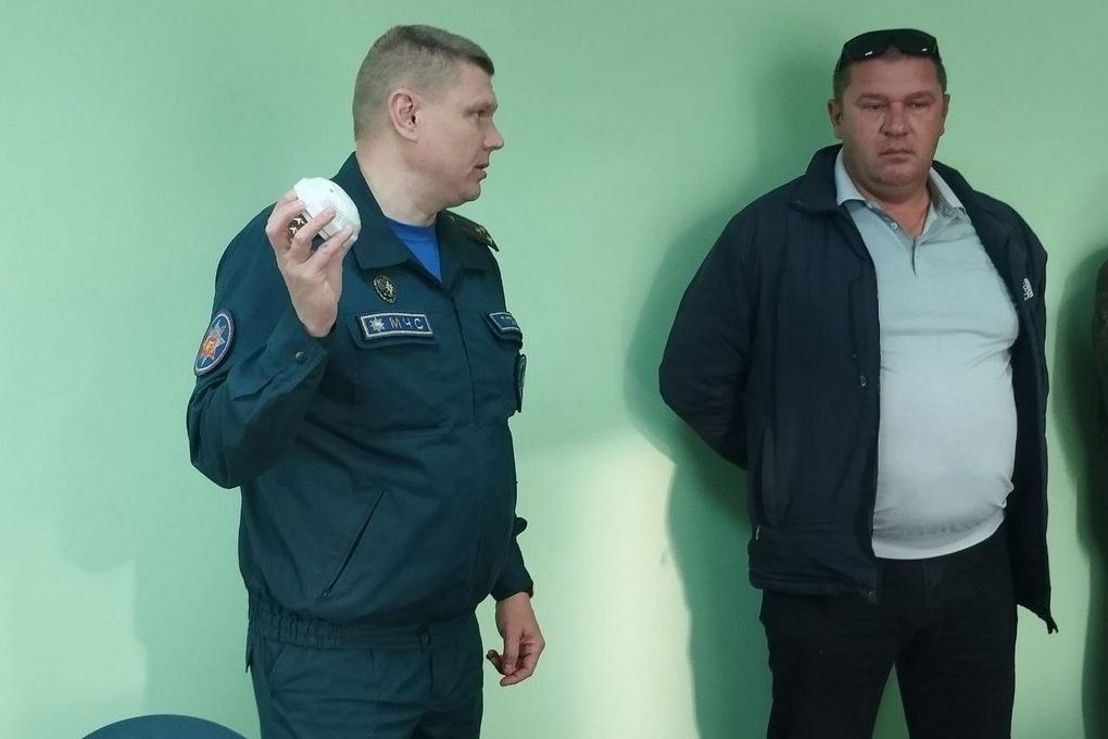 Инструктаж ОАО Ставокское, начальник отдела по ЧС, Николай Титов