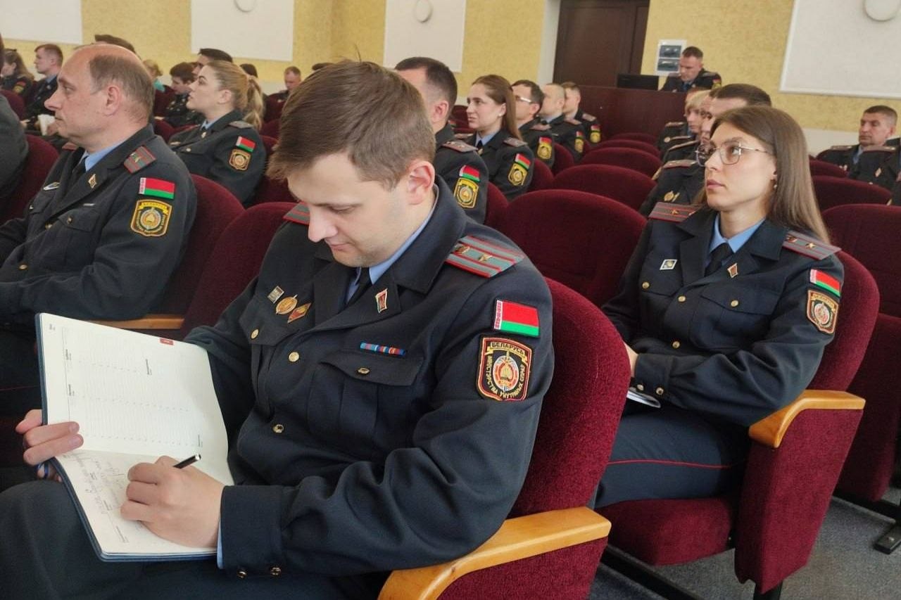 Встреча с начальником ГУБЭП Дмитрием Щедраковым в Пинске