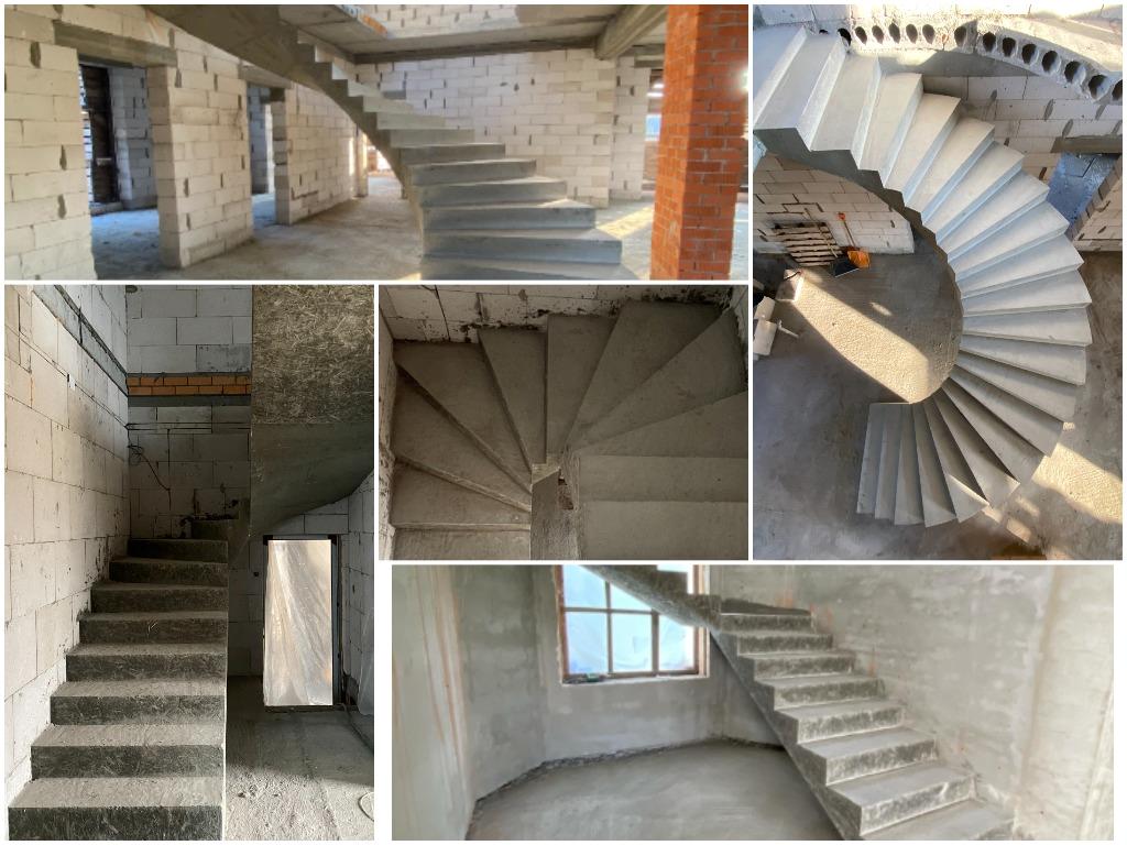 Монолитные лестницы в Пинске 