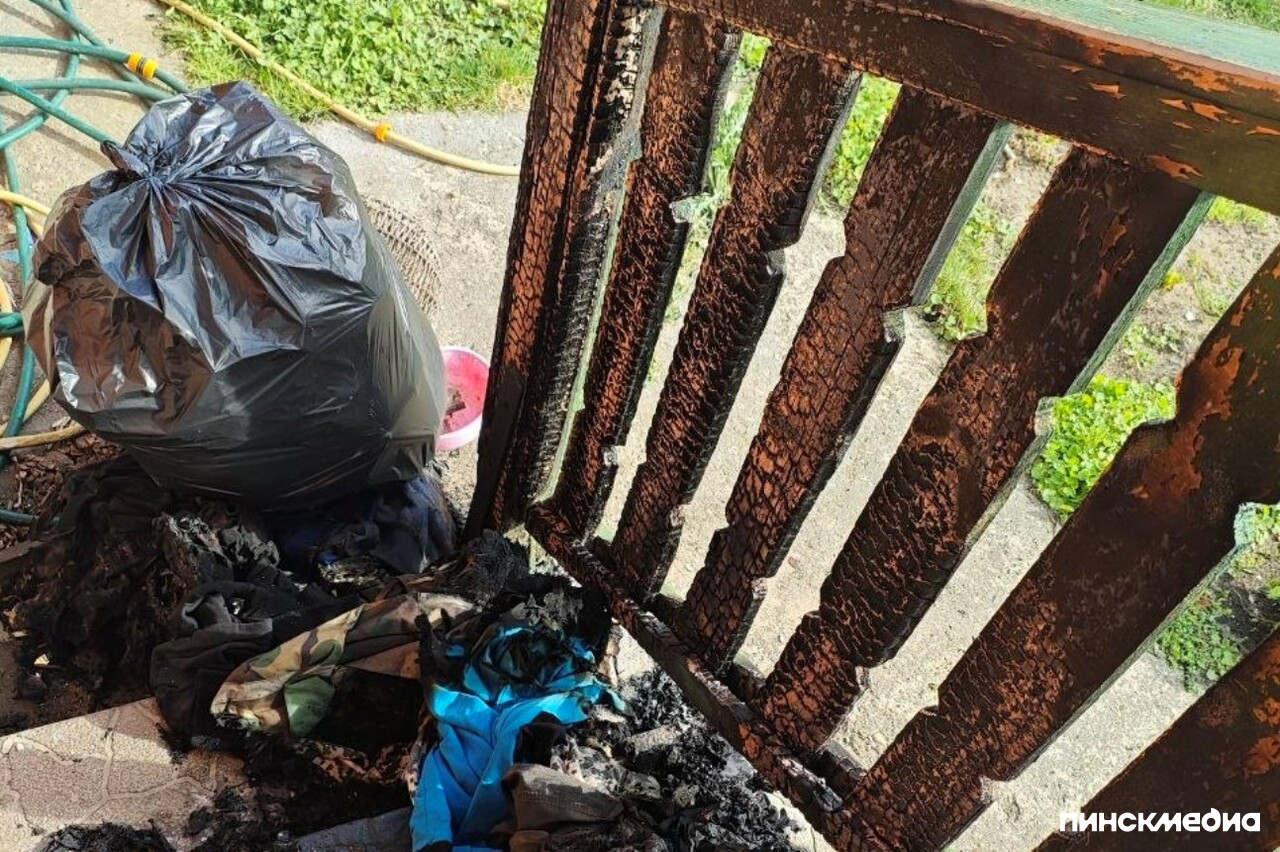 Парохонск, пожар, 25 апреля