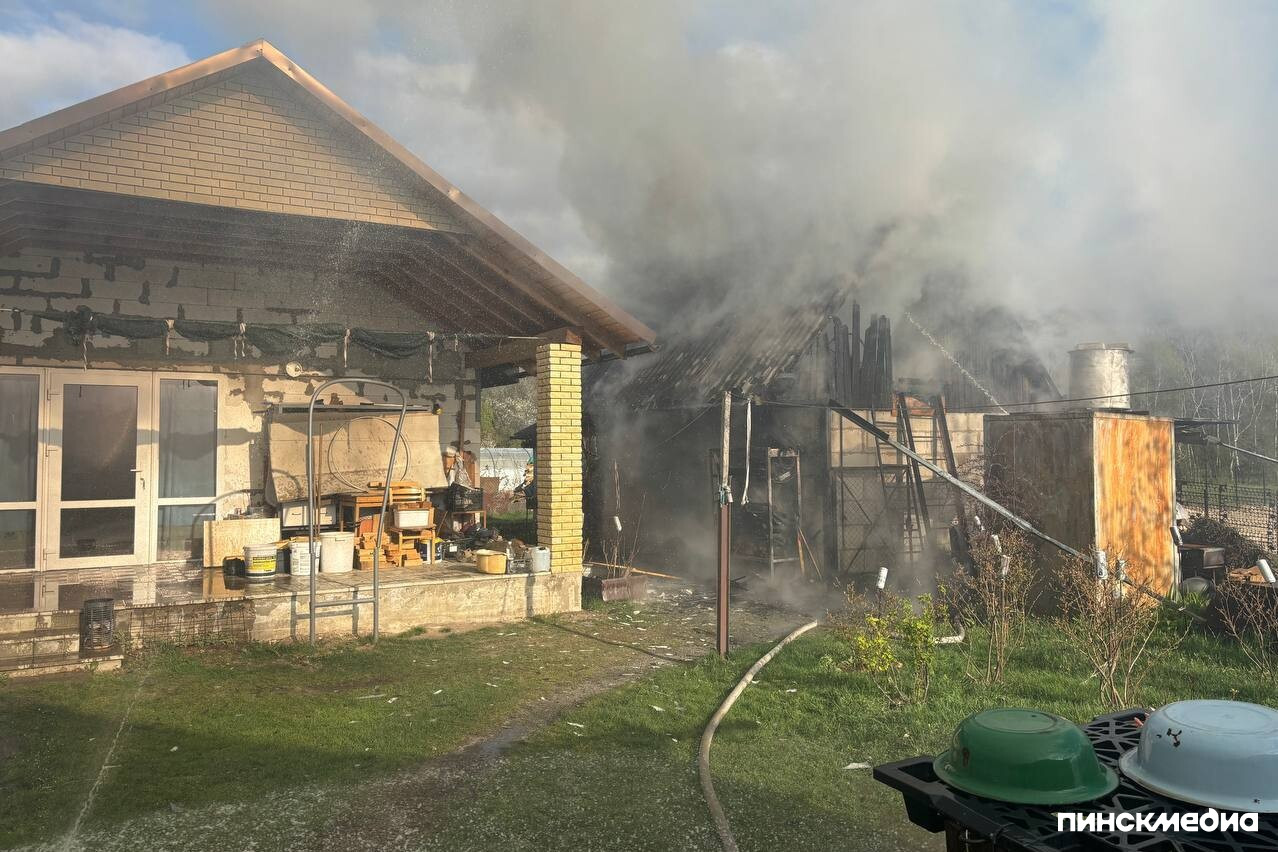 23 апреля, пожар в деревне Чернеевичи