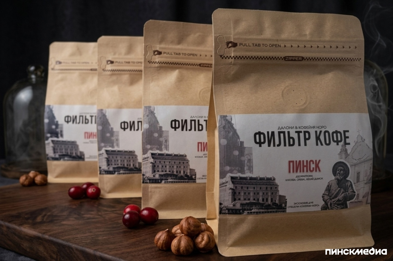 Кофе от Daloni Coffee на барной стойке кофейни Noro в Пинске